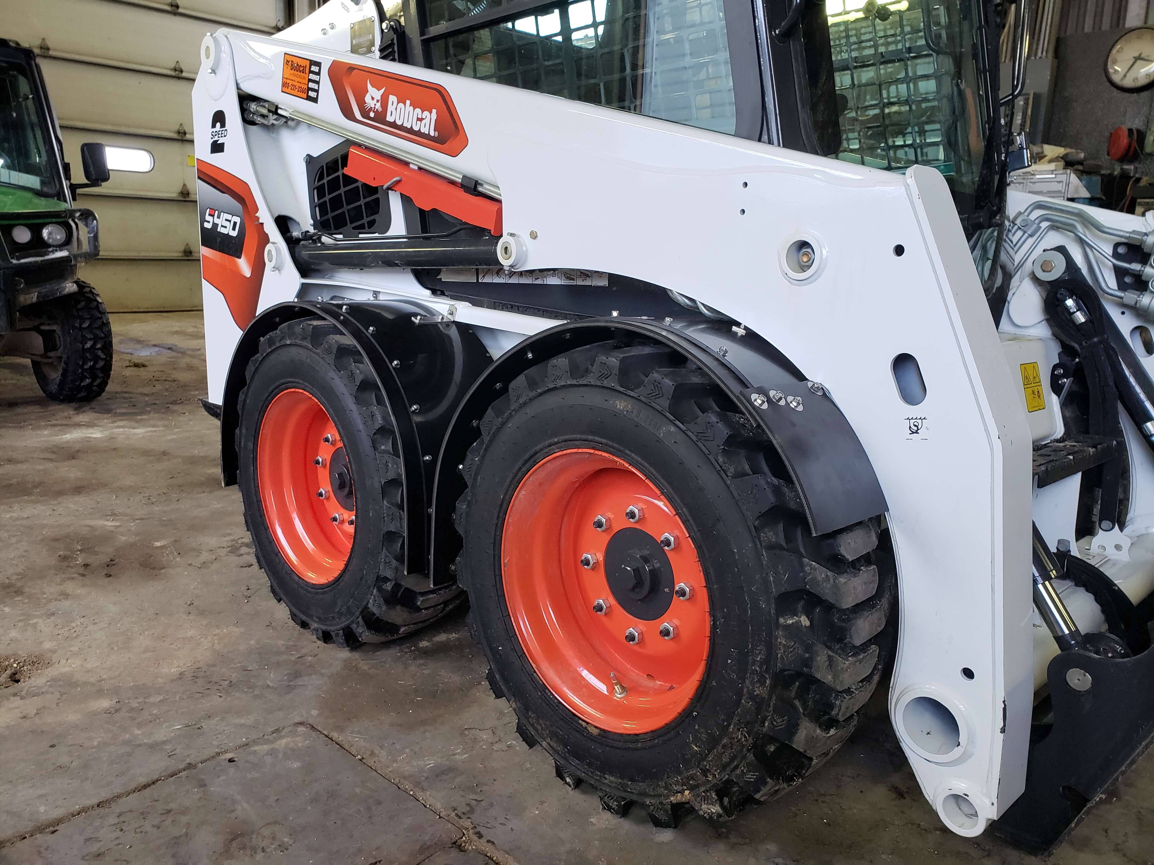 Bobcat S450 Fender In Use