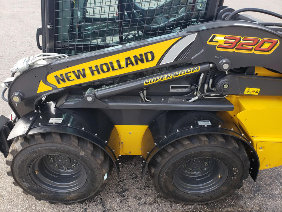 New Holland 320 Fender In Use