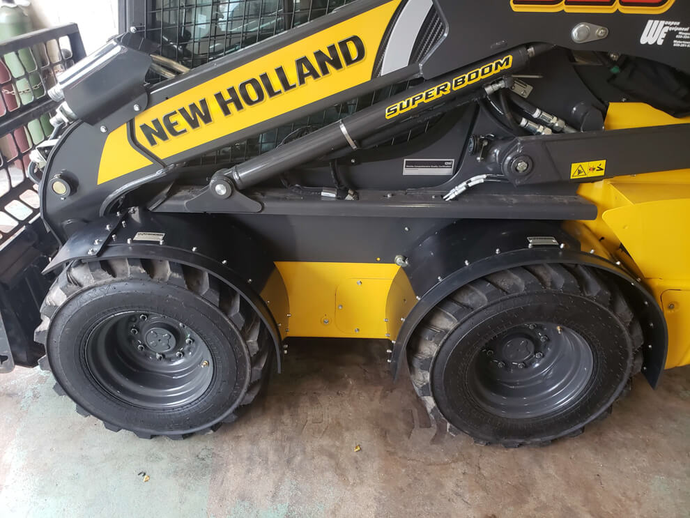 New Holland L328 Fender In Use