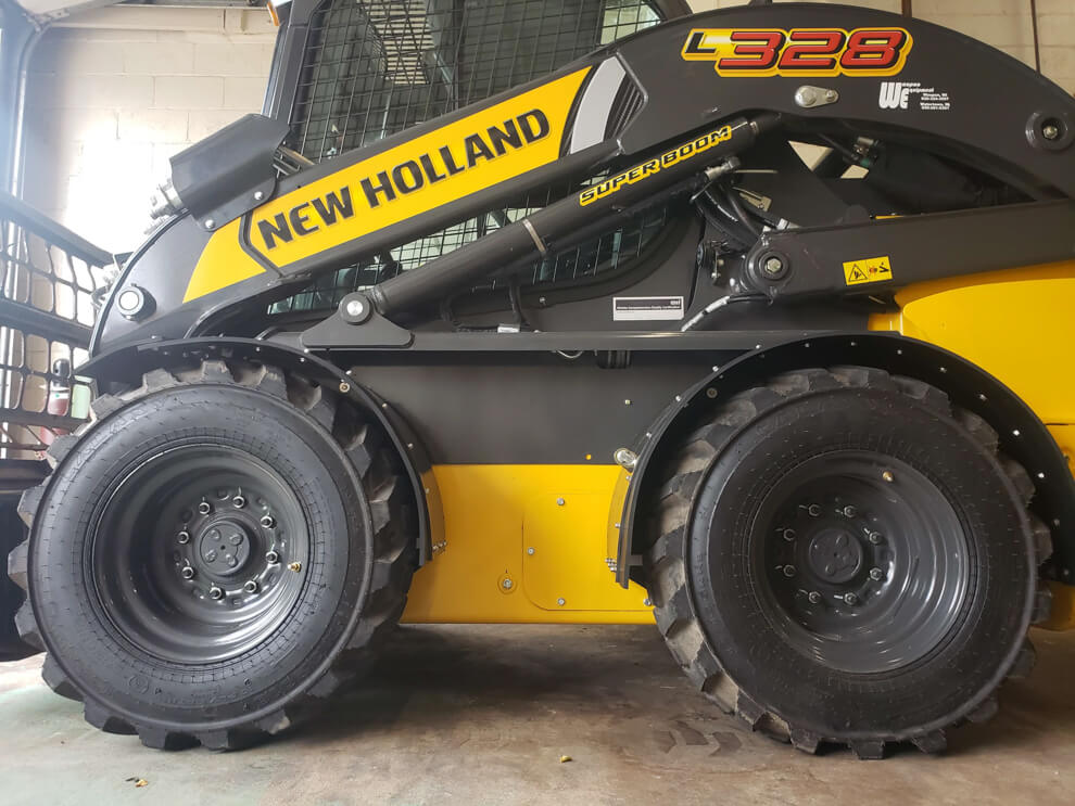 New Holland L328 Fender In Use