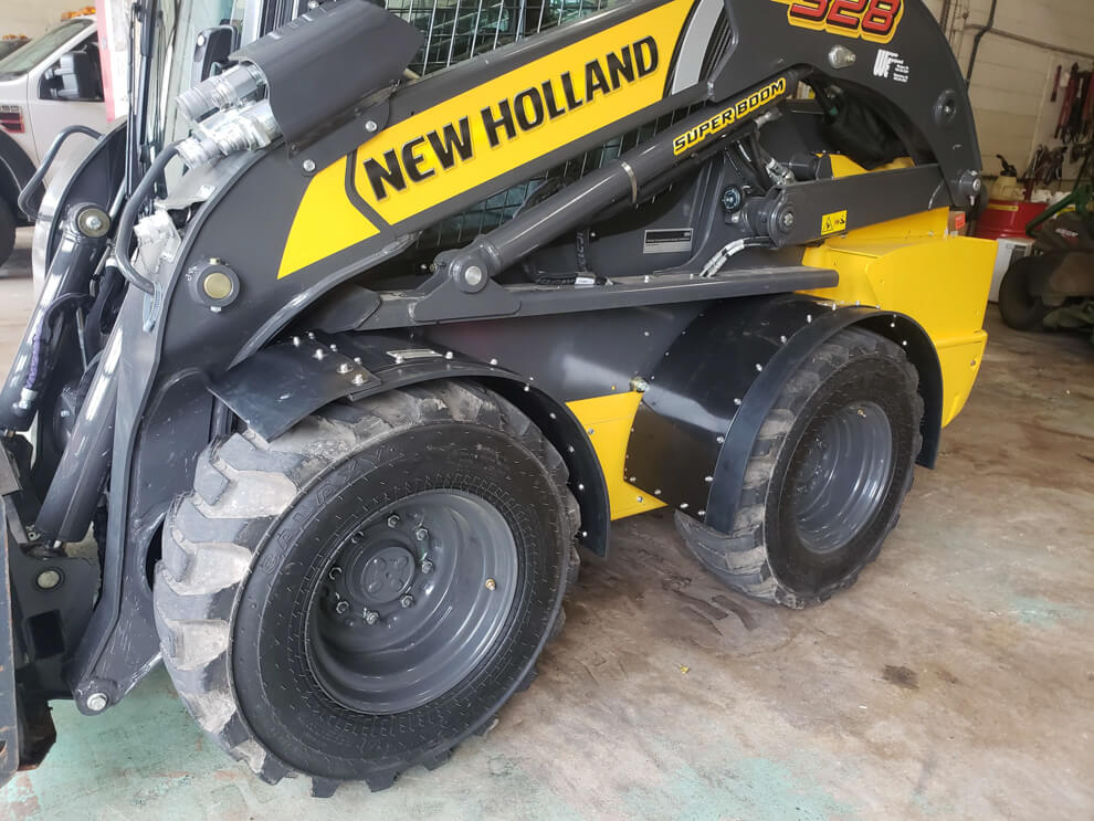 New Holland L328 Fender In Use
